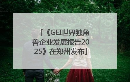 《GEI世界独角兽企业发展报告2025》在郑州发布