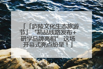 「庐陵文化生态旅游节」“精品线路发布+研学品牌亮相” 这场开幕式亮点纷呈！