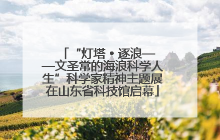 “灯塔 • 逐浪——文圣常的海浪科学人生”科学家精神主题展在山东省科技馆启幕