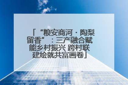 “粮安商河・陶梨留香”：三产融合赋能乡村振兴 跨村联建绘就共富画卷