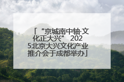 “京城南中轴·文化正大兴” 2025北京大兴文化产业推介会于成都举办