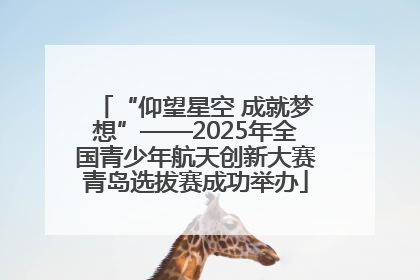 “仰望星空 成就梦想”——2025年全国青少年航天创新大赛青岛选拔赛成功举办