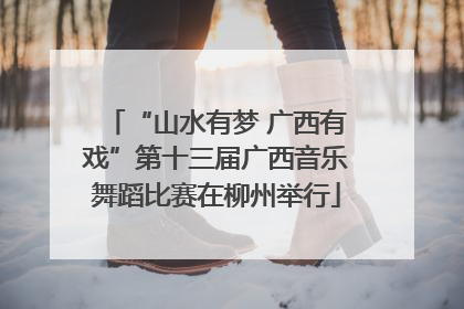 “山水有梦 广西有戏”第十三届广西音乐舞蹈比赛在柳州举行