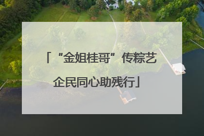 “金姐桂哥”传粽艺 企民同心助残行