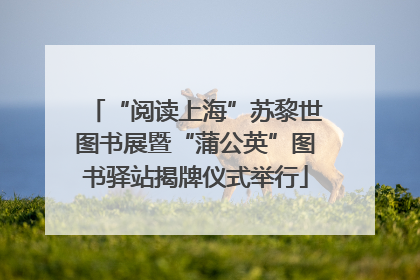 “阅读上海”苏黎世图书展暨“蒲公英”图书驿站揭牌仪式举行