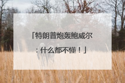 特朗普炮轰鲍威尔：什么都不懂！