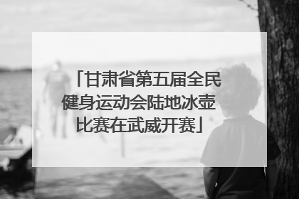 甘肃省第五届全民健身运动会陆地冰壶比赛在武威开赛