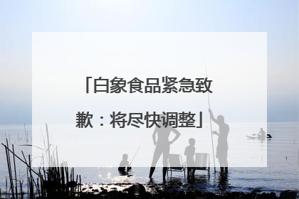 白象食品紧急致歉：将尽快调整