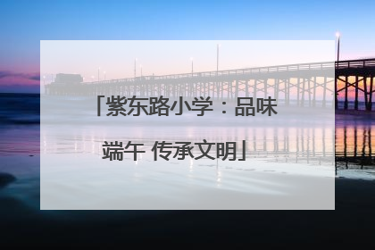 紫东路小学：品味端午 传承文明