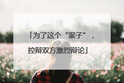 为了这个“案子”，控辩双方激烈辩论