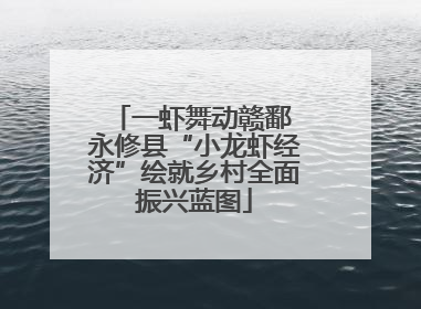 一虾舞动赣鄱 永修县“小龙虾经济”绘就乡村全面振兴蓝图