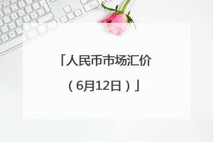 人民币市场汇价（6月12日）