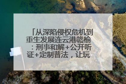 从深陷侵权危机到重生发展连云港赣榆：刑事和解+公开听证+定制普法，让玩具公司回到正轨