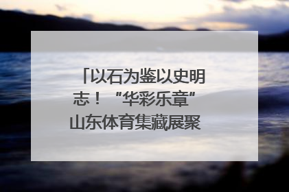 以石为鉴以史明志！“华彩乐章”山东体育集藏展聚焦“岱石丹心”