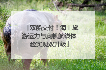 双船交付！海上旅游运力与奥帆航线体验实现双升级
