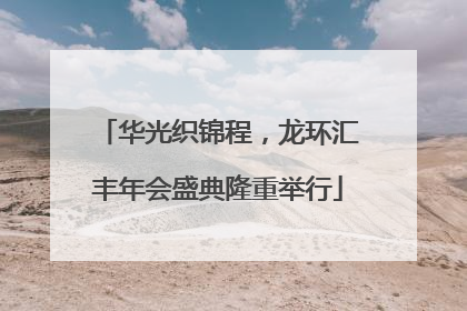 华光织锦程，龙环汇丰年会盛典隆重举行