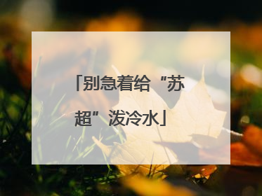 别急着给“苏超”泼冷水