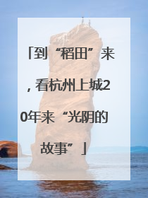 到“稻田”来，看杭州上城20年来“光阴的故事”