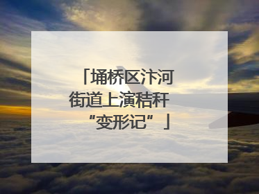 埇桥区汴河街道上演秸秆“变形记”