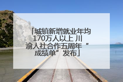 城镇新增就业年均170万人以上 川渝人社合作五周年“成绩单”发布