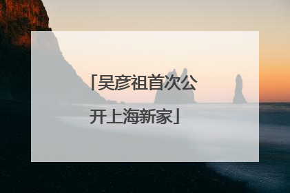 吴彦祖首次公开上海新家