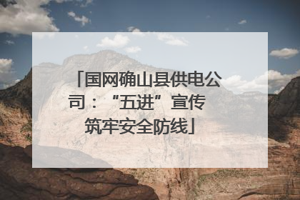 国网确山县供电公司：“五进”宣传 筑牢安全防线