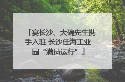 宴长沙、大碗先生携手入驻 长沙佳海工业园“满员运行”