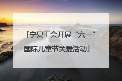 宁夏工会开展“六一”国际儿童节关爱活动
