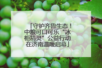 守护齐鲁生态！中粮可口可乐“冰柜精灵”公益行动在济南温暖启幕