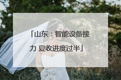 山东：智能设备接力 夏收进度过半