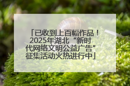 已收到上百幅作品！2025年湖北“新时代网络文明公益广告”征集活动火热进行中