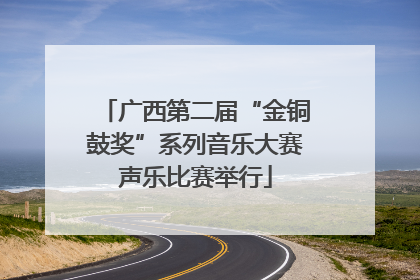 广西第二届“金铜鼓奖”系列音乐大赛声乐比赛举行