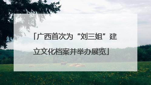 广西首次为“刘三姐”建立文化档案并举办展览