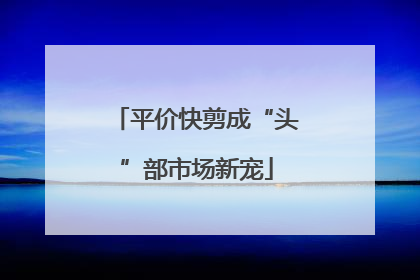 平价快剪成“头”部市场新宠