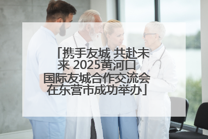 携手友城 共赴未来 2025黄河口国际友城合作交流会在东营市成功举办