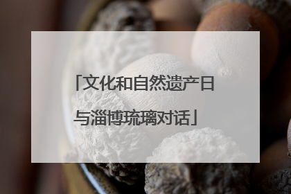 文化和自然遗产日与淄博琉璃对话