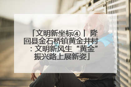 文明新坐标④丨 隆回县金石桥镇黄金井村：文明新风生“黄金” 振兴路上展新姿