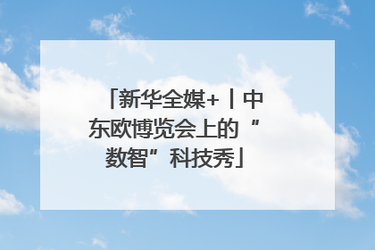 新华全媒+丨中东欧博览会上的“数智”科技秀
