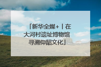 新华全媒+丨在大河村遗址博物馆寻溯仰韶文化