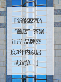 新能源汽车“首店”齐聚江岸 品牌密度3年内跃居武汉第一