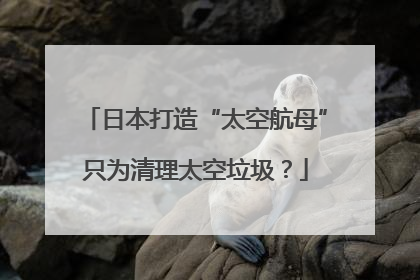 日本打造“太空航母”只为清理太空垃圾？
