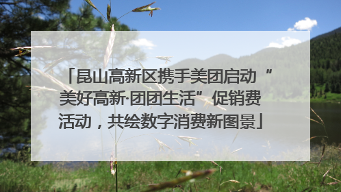 昆山高新区携手美团启动“美好高新·团团生活”促销费活动，共绘数字消费新图景