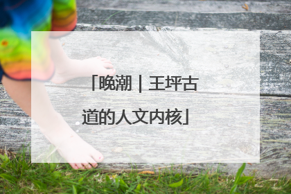 晚潮｜王坪古道的人文内核