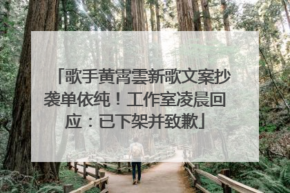 歌手黄霄雲新歌文案抄袭单依纯！工作室凌晨回应：已下架并致歉