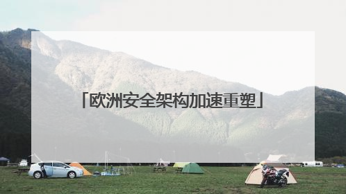 欧洲安全架构加速重塑