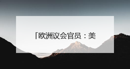 欧洲议会官员：美政府提高钢铝关税至50%毫无道理