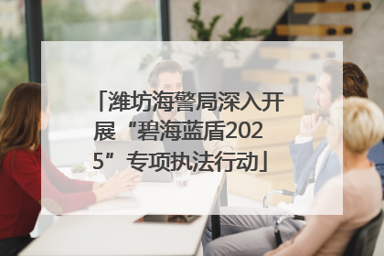 潍坊海警局深入开展“碧海蓝盾2025”专项执法行动