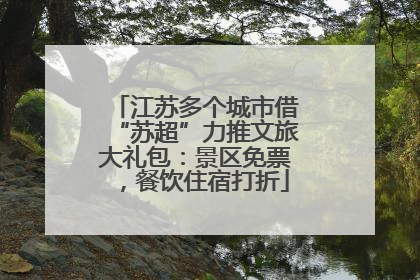 江苏多个城市借“苏超”力推文旅大礼包：景区免票，餐饮住宿打折