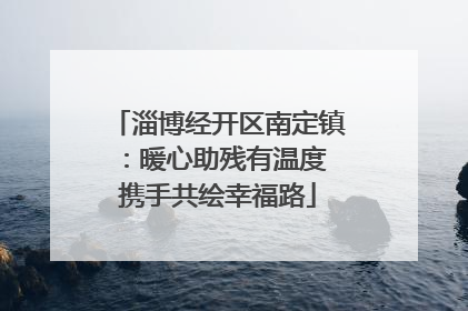淄博经开区南定镇：暖心助残有温度 携手共绘幸福路