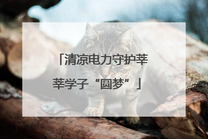 清凉电力守护莘莘学子“圆梦”
